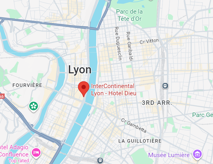 https://www.google.com/maps/place/InterContinental+Lyon+-+Hotel+Dieu+by+IHG/@45.7593745,4.8314638,13.41z/data=!4m9!3m8!1s0x47f4eb50d225eeef:0x697ed6088c6b1c2!5m2!4m1!1i2!8m2!3d45.7583641!4d4.8367959!16s%2Fg%2F11g0vw1g6m?entry=ttu&g_ep=EgoyMDI1MDgxOS4wIKXMDSoASAFQAw%3D%3D